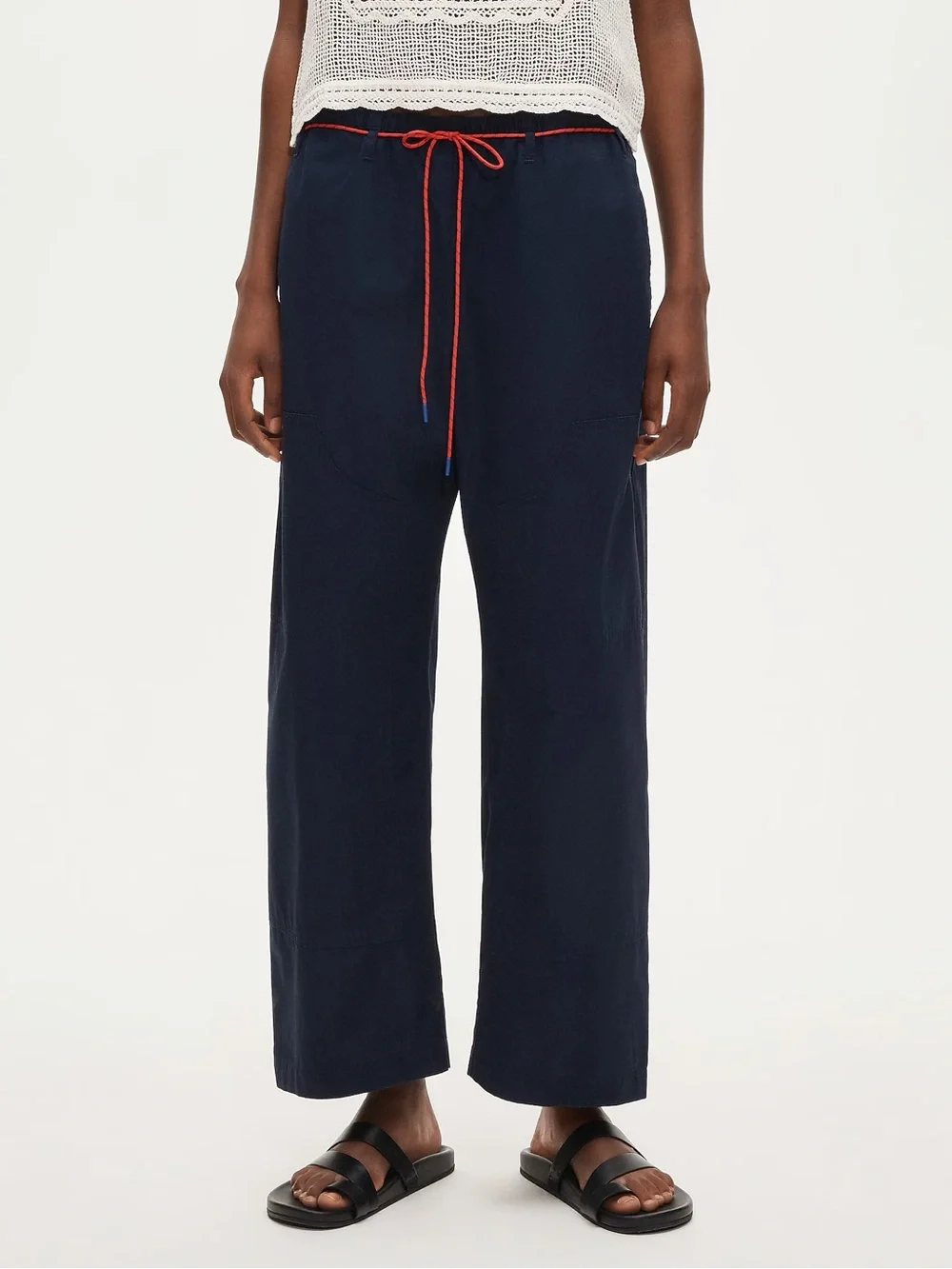 J Crew Luna pant with removable paracord